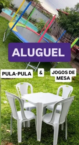 Aluguel de mini carro elétrico , mesas e cadeira , e pula pula
