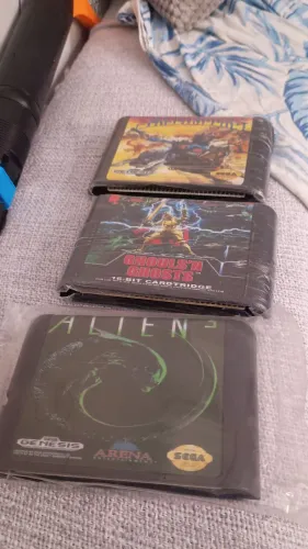 Lote 3 jogos de mega drive ( reservado para lelê)