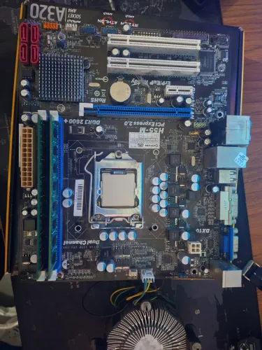 Kit placa mãe e processador