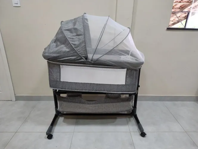 Mini Berço Moisés para bebê acoplar na cama