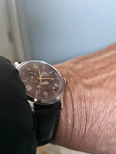 Orient Sun & Moon Bambino RA-AK0807R30B *2855