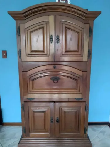 Estante Madeira Maciça Antiga Boca de Forno