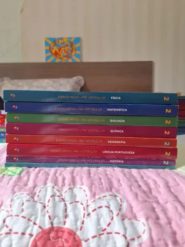 43 Livros da poliedro do 3 ano do ensino médio pré vestibular 