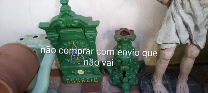 Caixa de correio ferro fundido