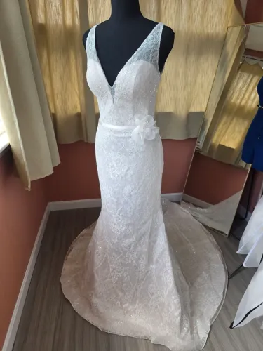 Vestido Paloma Blanca 40/42 importado