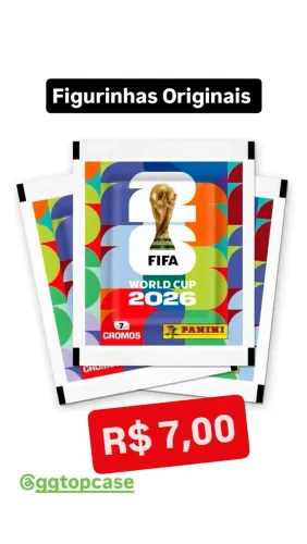 Figurinhas Originais Panini Copa 2026