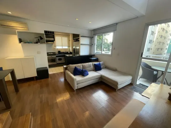 Apartamento Duplex Mobiliado | 76m² | 1 Dorm. Suíte com Closet e Home Office | 2 Vagas | I