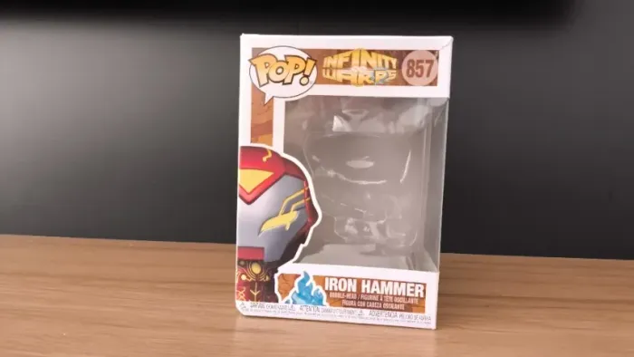 Caixa Funko Pop Marvel Infinity Warps Iron Hammer 857 - Ideal para Colecionadores