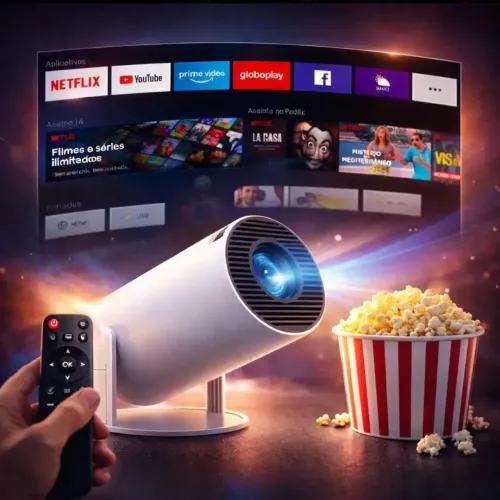 Mini Projetor Magcubic Hy300 TV HD 4K Wifi