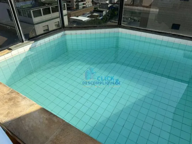 COBERTURA DUPLEX- VENDA - PISCINA - 2 VAGAS - VISTA LIVRE POMPEIA - SANTOS SP