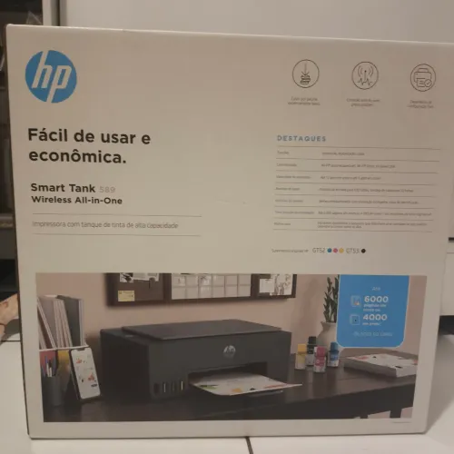 Impressora HP 589 - Wi-fi - Tanque de Tinta - NOVA E LACRADA