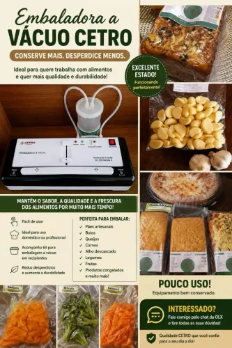 ? Embaladora a Vácuo CETRO - Pouco Uso - Excelente Estado