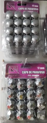 Capa de parafuso cromada 17 e 19