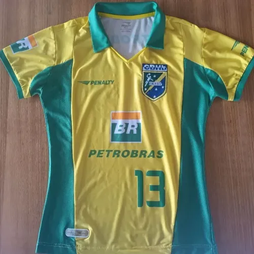 camisa original 2008 seleção brasileira handebol #13 penalty cbhb