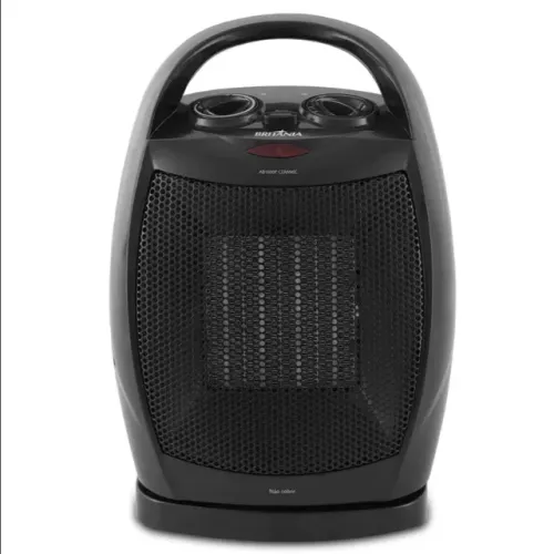 Aquecedor Britânia Ceramic Preto 2 Em 1 1500W AB1600P 127v [Seminovo - Usado]