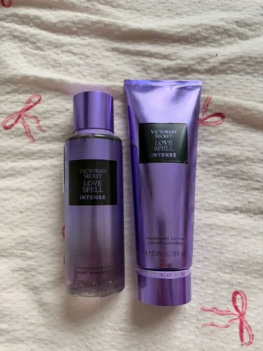 Kit Victoria's Secret Love Spell Intense - Creme Hidratante + Body Splash