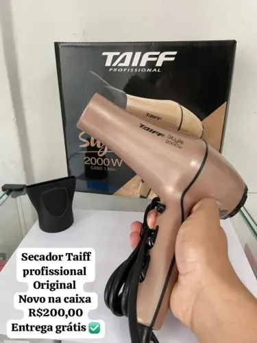 Secador Profissional Taiff Novo Na Caixa
