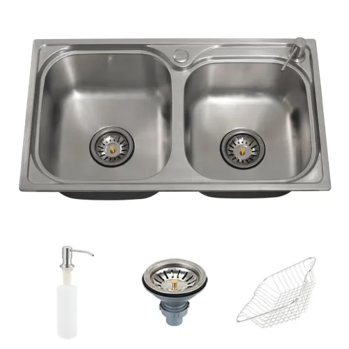 Cuba Gourmet Dupla em Aço Inox (NEGOCIÁVEL)