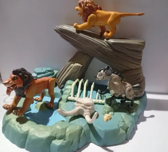 COLEÇÃO REI LEÃO PEDRA DO REI DISNEY ANOS 90