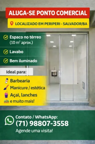 PONTO COMERCIAL PARA ALUGAR - PERIPERI