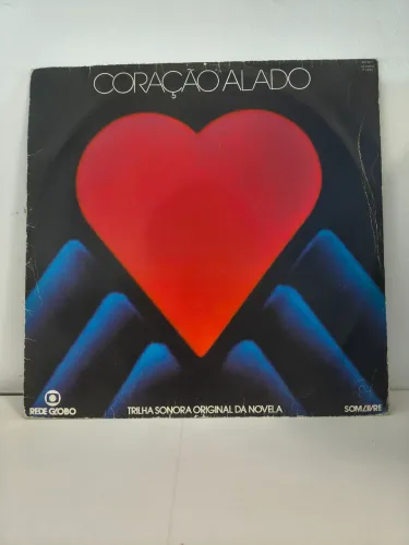 LP vinil Coração Alado Gonzaguinha, Elis, Angela Ro Ro, Tim Maia, Djavan, Bethânia, Fagner