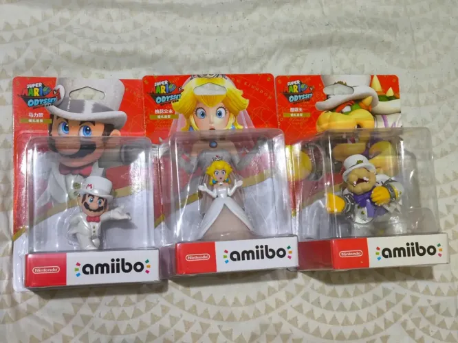 Amiibos Mario Odyssey (Lacrados)