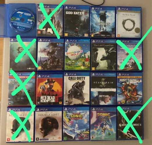 Jogos de ps4 a partir de 50,00