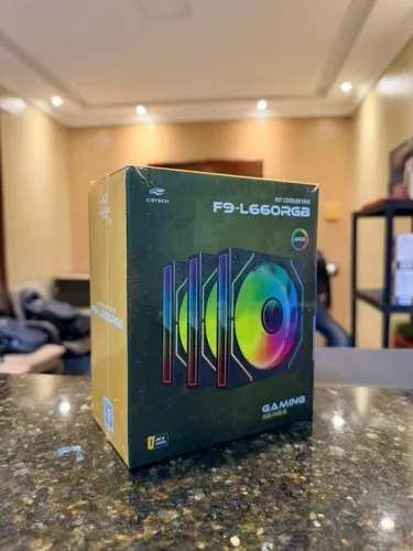 Kit 03 Fans ARGB com Controladora + Controle