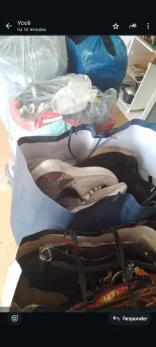 Roupas para vender no brechó