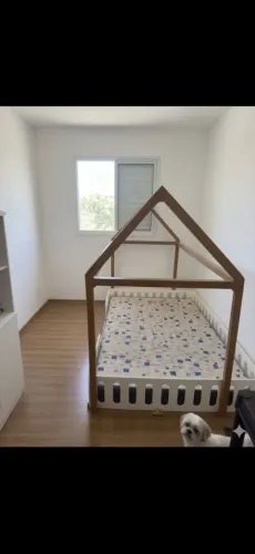 Cama Montessoriana Casinha Tamanho Viúva + Colchão