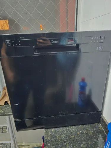 Lava Louças Midea Preta 8 Serviços
