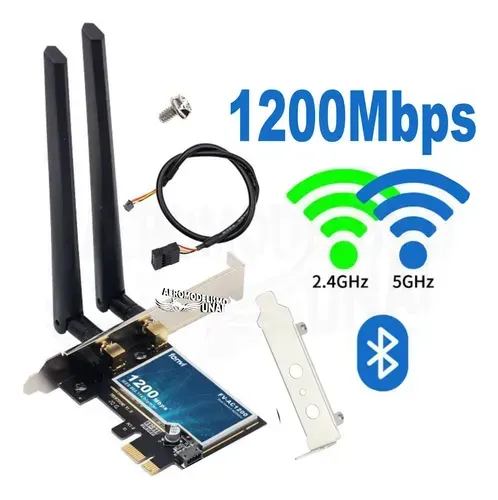Fenvi Ac1200 placa wifi pci e 2.4ghz 5ghz bluetooth 4.0