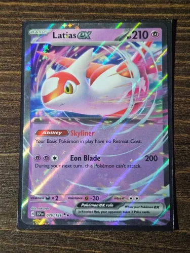 Latias ex 076/191 Card de Pokemon NM em Ingles