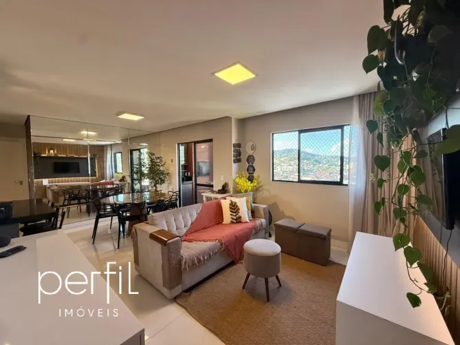 Apartamento à venda em Joinville-SC, Saguaçu: 3 quartos, 1 suíte, 2 salas, 2 banheiros, 2