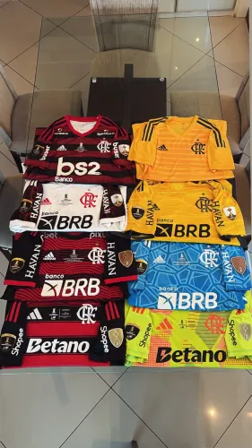 Camisas Flamengo Finais Libertadores - Match Day Coleção Ouro