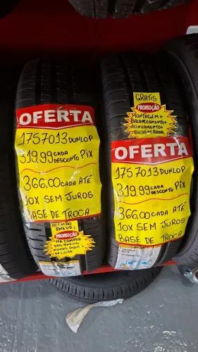 OQUEIMA DE ESTOQUE PNEUS NOVOS PREÇO DE CUSTO.