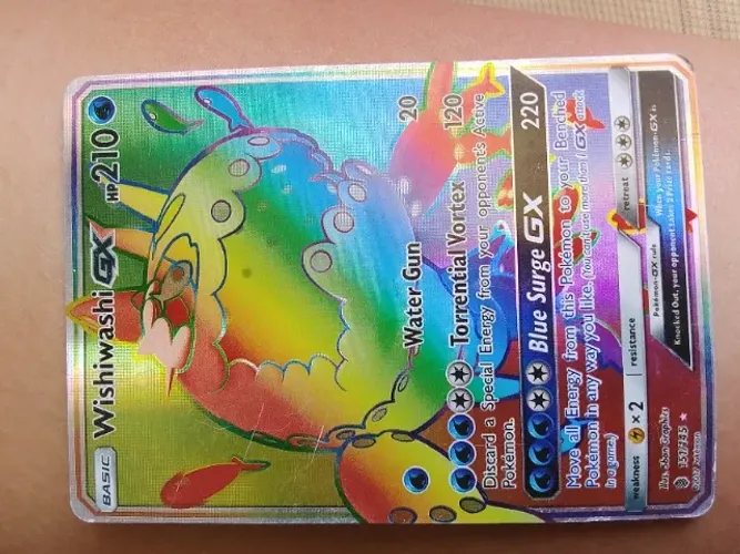 Carta pokémon TCG Antigas- Rainbow Rare GX- Lote