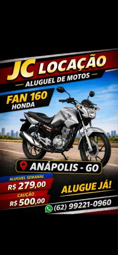Locação de motos 