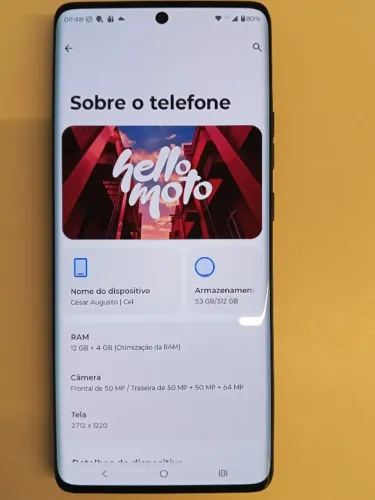 Motorola Edge 50 Ultra 512GB - Completo, Perfeito Estado