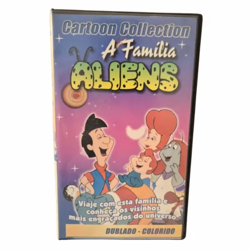 Fita VHS A Família Aliens Cartoon Colection (Original Rara)