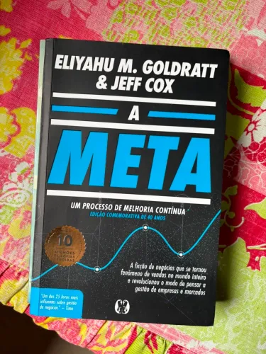 Vende-se livro A META de Eliyahu Goldratt