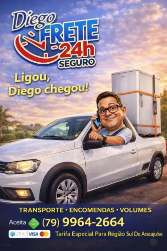Frete, mudança e descarte! 