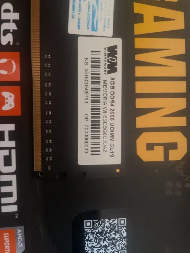 memória ram Ddr4 8gb 2666mhz