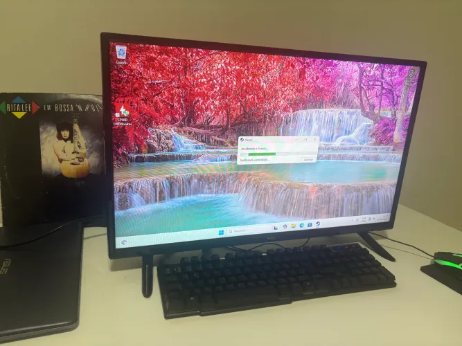 PC Gamer i5 7400 + GTX 1050 Ti 4GB + SSD + HD 1TB + Monitor/TV Philco 24?
