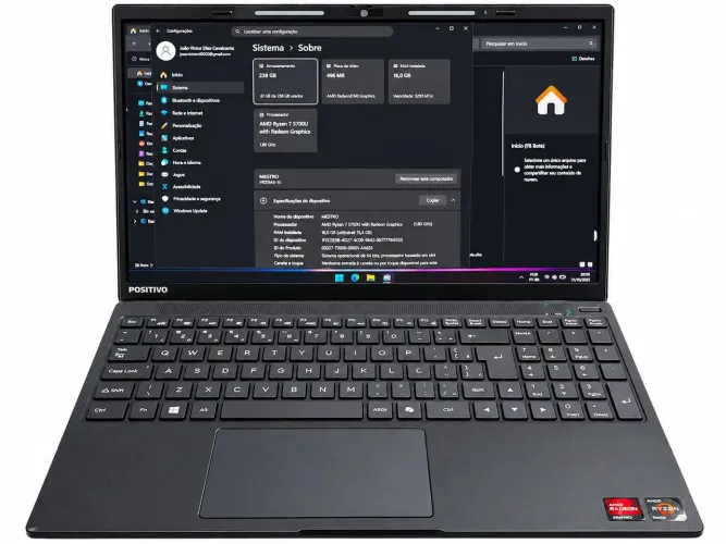 Notebook Vision R15