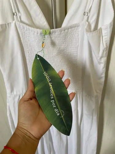 Vestido decote Farm