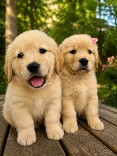 Goldem lindos com pedigree