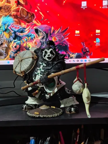 Action Figure World Of Warcraft Pandaren Brewmaster - Chen Stormstout