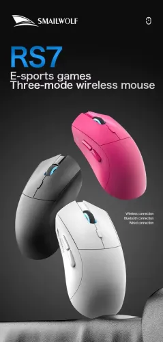 Mouse Gamer Smailwolf Rs7 Paw3311 12000 Dpi PRETO