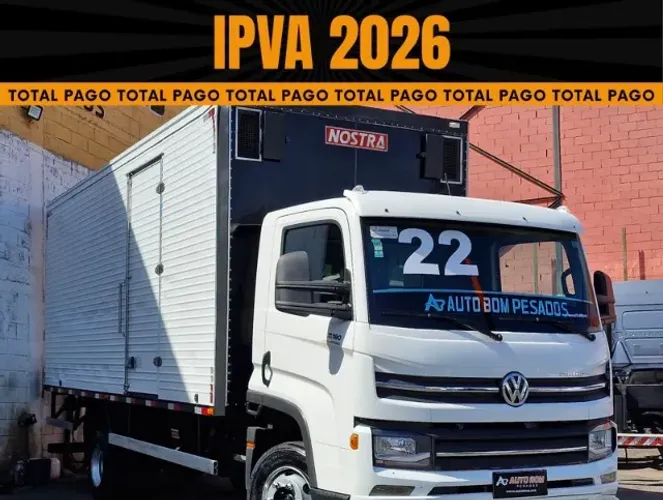 vw 11180 completo com bau de aluminio de 6,20 metros